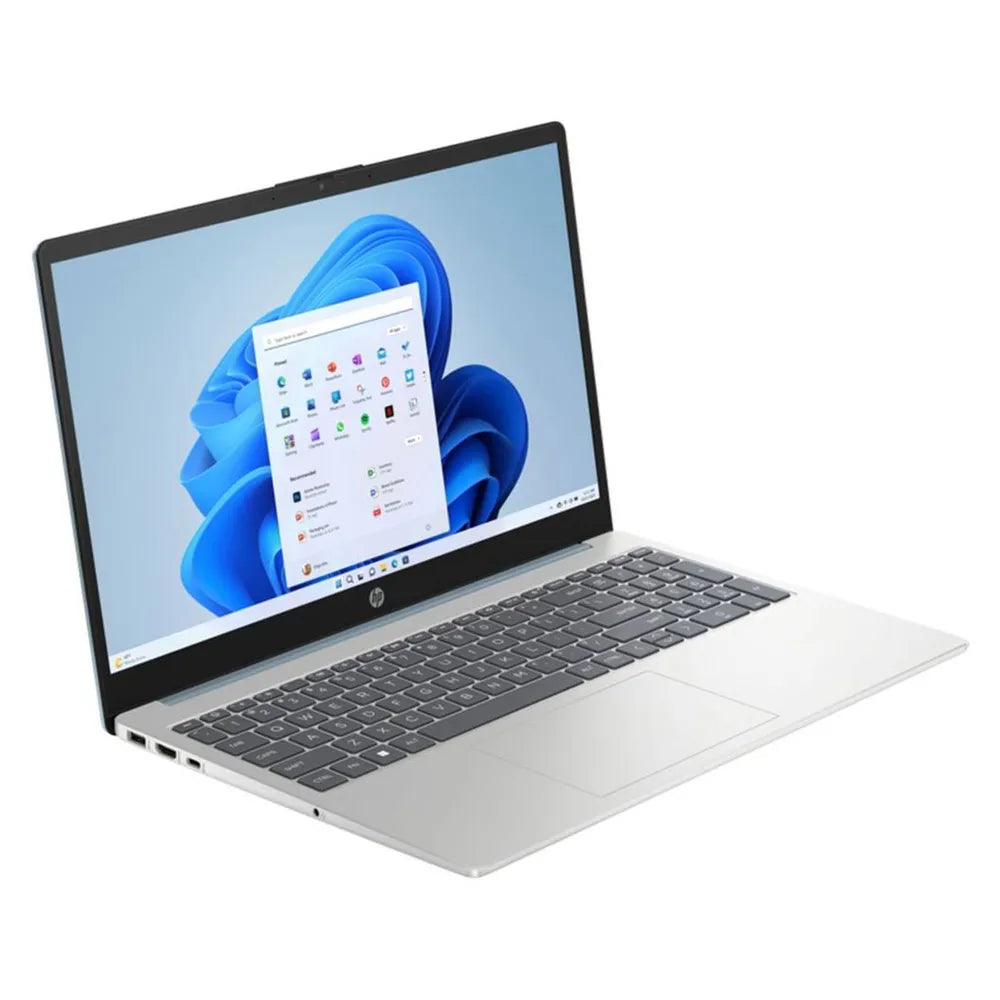 لابتوب اتش بي 15 FC0051NE، معالج AMD Ryzen 5 7520U، ذاكرة وصول عشوائي (RAM) سعة 16 جيجابايت، قرص صلب (SSD) سعة 512 جيجابايت، شاشة FHD مقاس 15.6 بوصة، ويندوز 11 هوم، لوحة مفاتيح بإضاءة خلفية عربية وإنجليزية، ضمان لمدة سنة | B4JS3EA