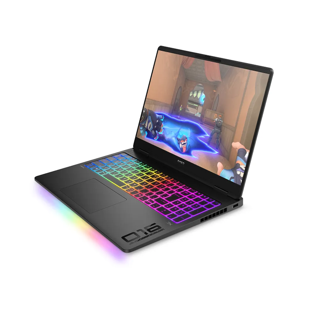HP OMEN MAX 16-ah0014ne AI Gaming Laptop, Intel Core Ultra 9 275HX Processor, 64GB RAM, 2TB SSD, 16GB Nvidia RTX 5080 Graphics, 16" WQXGA 240Hz Display, Windows 11 Home, Backlit RGB English & Arabic Keyboard, 1 Year Warranty | BF7F4EA