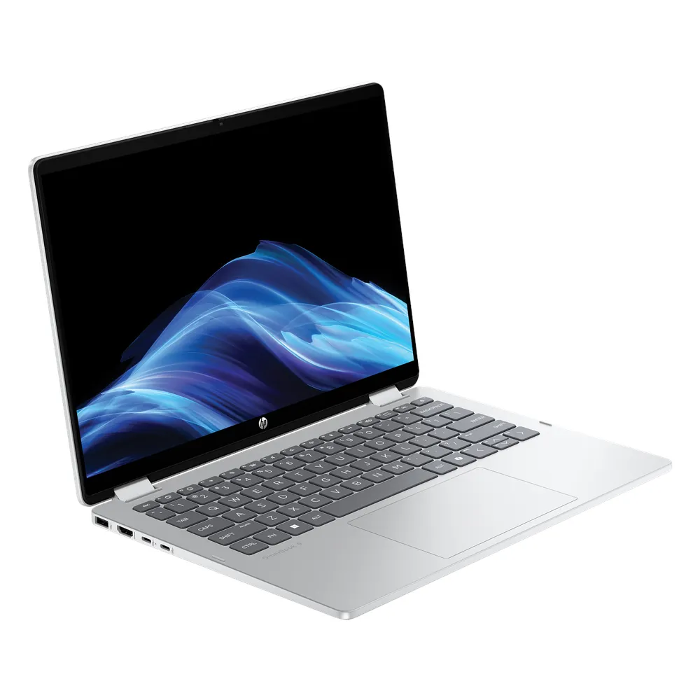 لابتوب HP OmniBook 5 14-FP0000 فليب 2 في 1، معالج Intel Core i5-1334U، ذاكرة وصول عشوائي (RAM) سعة 8 جيجابايت، قرص صلب SSD سعة 512 جيجابايت، شاشة لمس WUXGA مقاس 14 بوصة، ويندوز 11 هوم، لوحة مفاتيح إنجليزية وعربية، ضمان سنة واحدة | C18A6EA