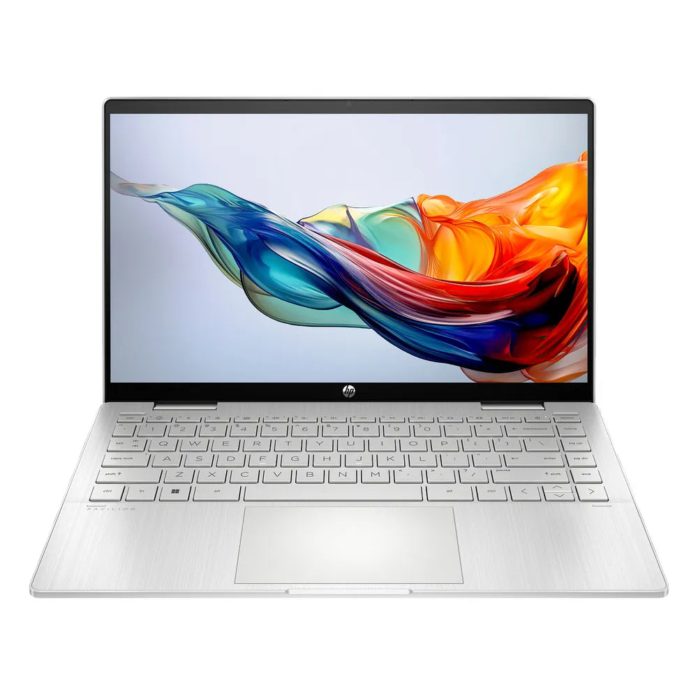 HP Pavilion x360 2-in-1 Laptop, Intel Core i7-1355U Processor, 16GB RAM, 512GB SSD, 14" FHD Touch Display, Windows 11 Home, English & Arabic Backlit Keyboard, 1 Year Warranty | 834W3EA