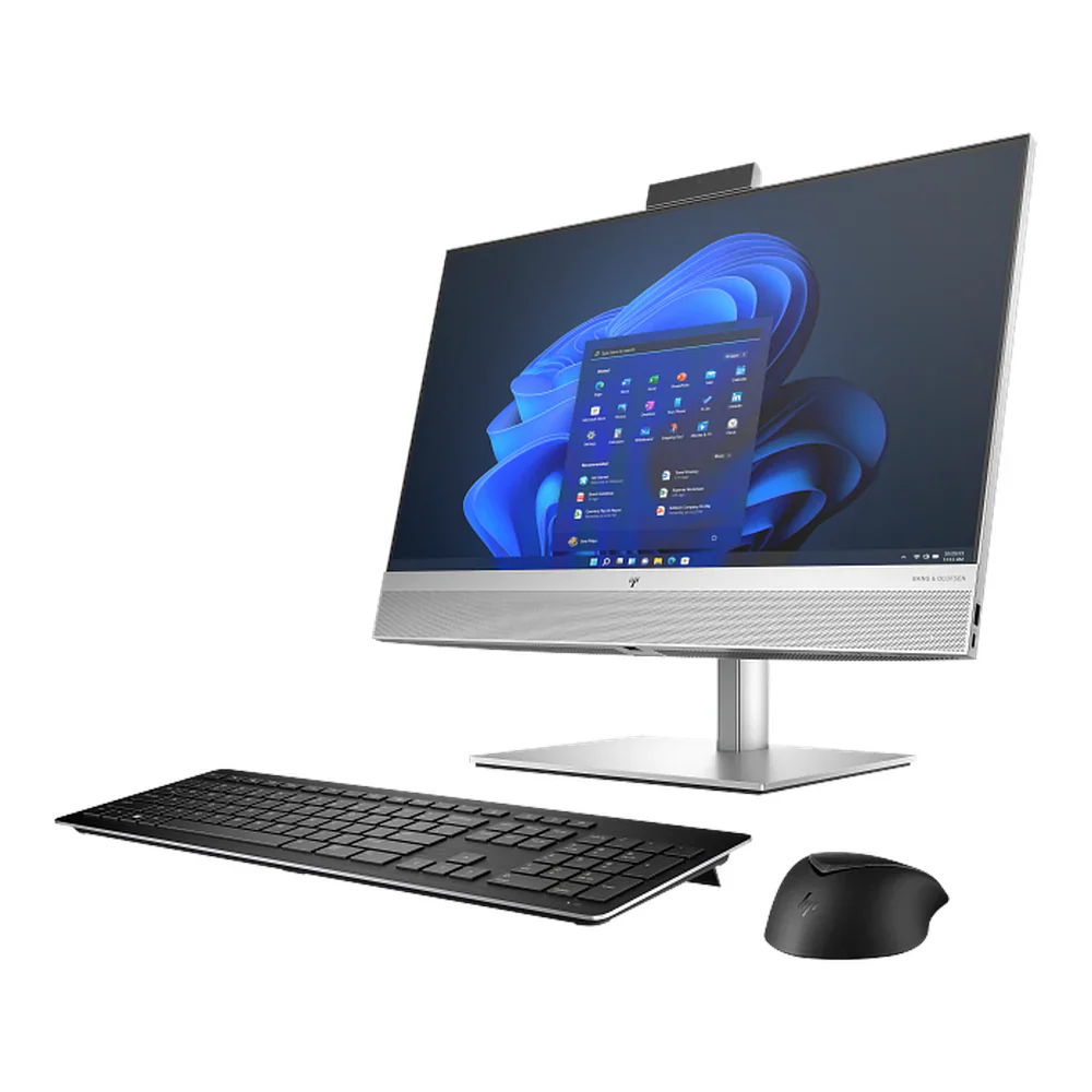 كمبيوتر الكل في واحد اتش بي ايليت ون 840 G9، معالج انتل كور i7-14700، ذاكرة وصول عشوائي 16 جيجابايت، قرص صلب 512 جيجابايت اس اس دي، شاشة لمس 23.8 بوصة عالية الدقة بالكامل، ويندوز 11 برو، لوحة مفاتيح إنجليزية، فأرة متضمنة، ضمان سنة واحدة | A55PLET-ENG