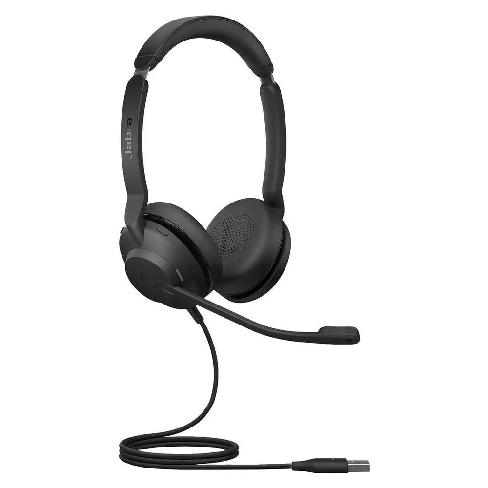 Jabra Evolve2 30 SE Stereo Headset, USB-A / USB-C, 2 Analog MEME, ECM Microphone, 28 mm Headphone Driver, Black, 1 Year Warranty | 23189-999-779