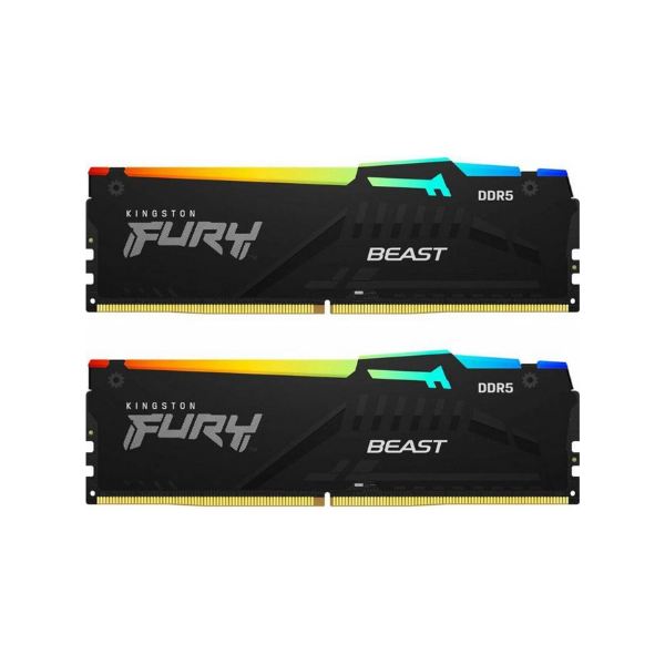 Kingston Fury Beast R GB Memory Kit, 32 GB (2x16 GB), DDR5 DRAM, 5600 MT/s, CL-40, 1 Year Warranty | KF556C40BBAK2-32