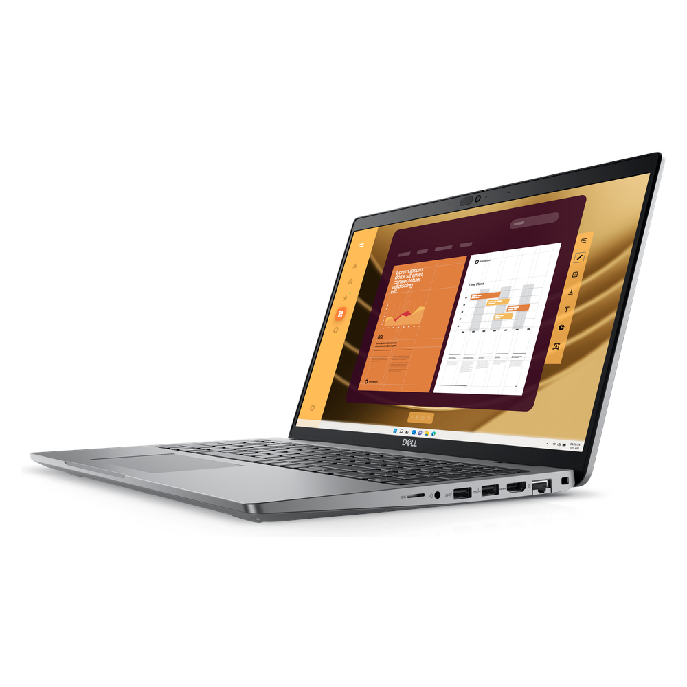 Dell Latitude 5550 Laptop, Intel Core Ultra 5 125U Processor, 16GB RAM, 512GB SSD, 15.6" FHD Display, DOS, English & Arabic Backlit Keyboard, 1 Year Warranty | L-5550-U5-16-512-DOS-ARB