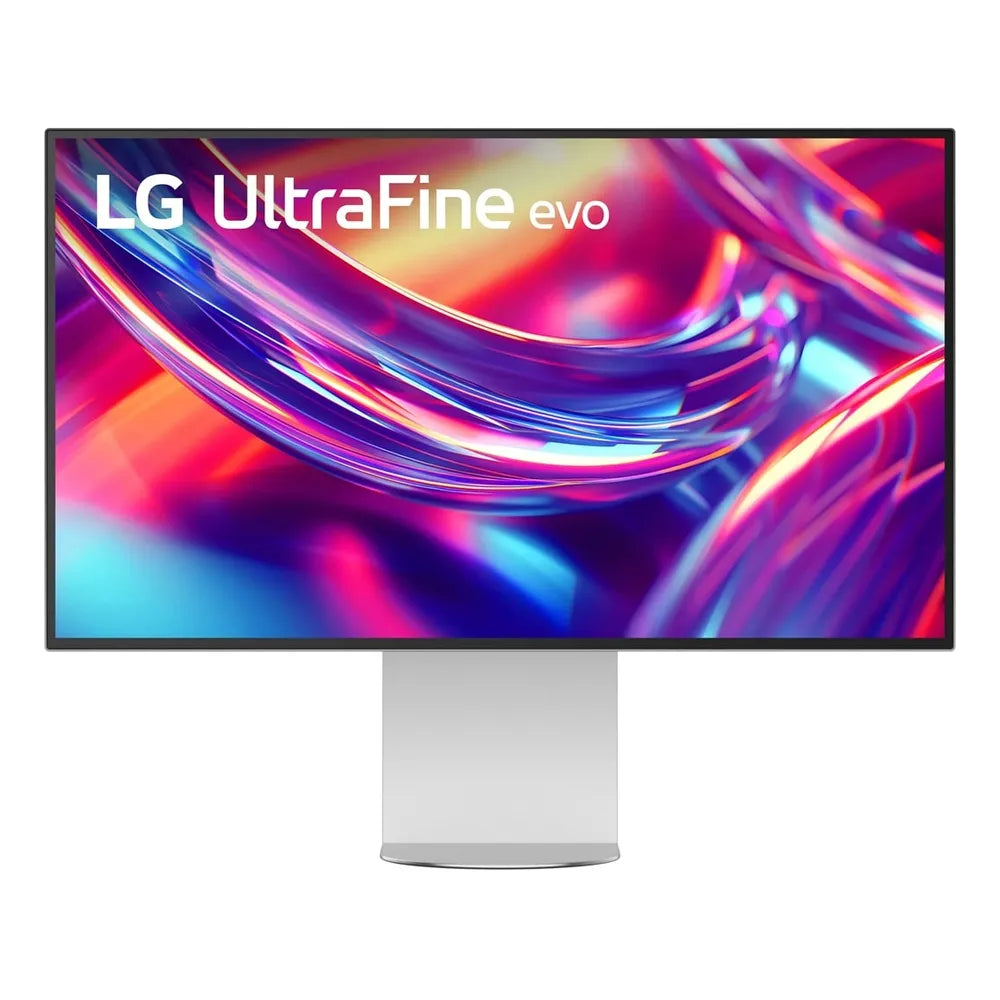 شاشة LG UltraFine Evo 6K Nano IPS Black with Thunderbolt 5، دقة 32" 6K (6144 x 3456)، 60Hz، شاشة مضادة للانعكاس، 5ms (GtG) Response Time، HDMI، DisplayPort، USB-C، حامل قابل للتعديل Tilt/Height/Pivot، أبيض، ضمان سنة واحدة | 32U990A