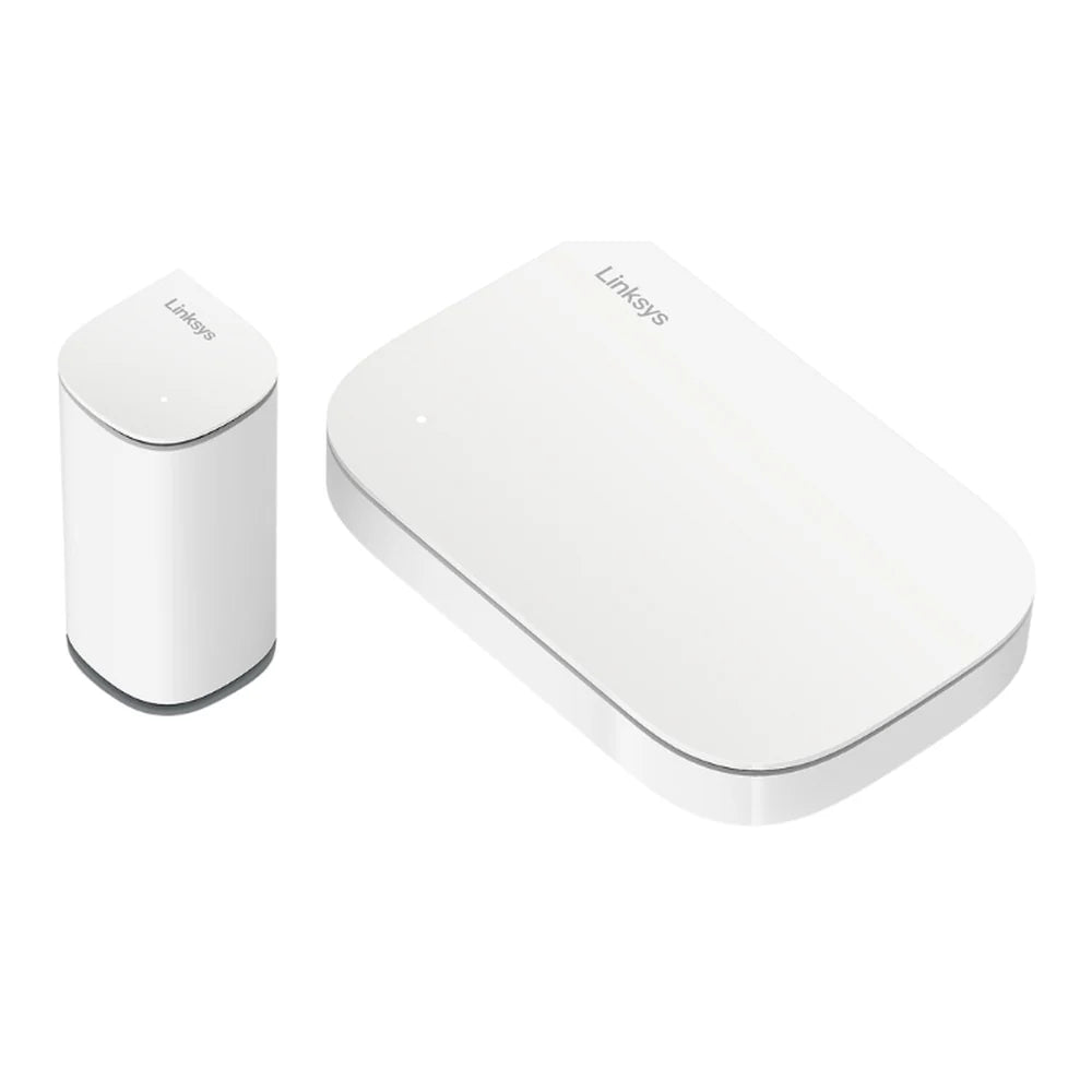 Linksys Velop Micro 6 Mesh System Router, Speeds Up to 3000 Mbps, WiFi 6, RJ-45 Ports, Dual Core Processor, Self-learning and Optimizing, 1 Year Warranty | LN11011201-KE