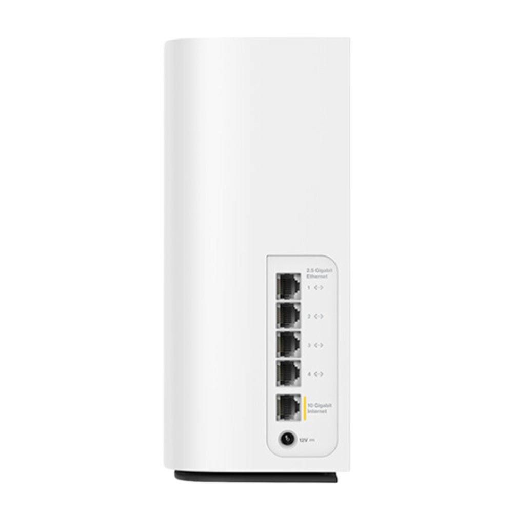 راوتر نظام الشبكة اللاسلكية المتداخلة Linksys Velop Micro 7، تردد 6 جيجاهرتز و5 جيجاهرتز، واي فاي 7، منافذ RJ-45، معالج رباعي النواة 1.5 جيجاهرتز، زمن انتقال منخفض جداً، تعلم ذاتي وتحسين الأداء، ضمان سنة واحدة | LN1401-E