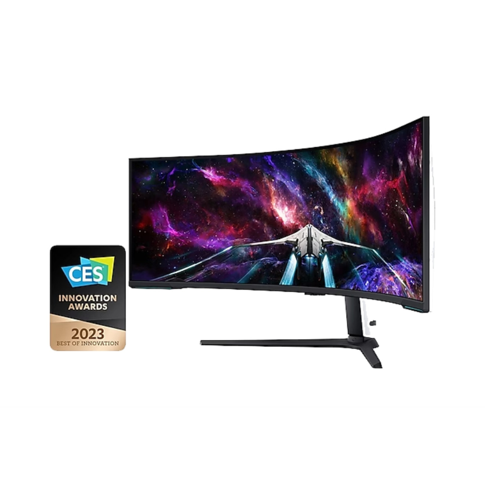 Samsung Odyssey Neo G9 G95NC LS57CG952NMXUE 57" DUHD (7680 x 2160) Monitor, Anti-glare, HDMI, DP, Height/Swivel/Tilt Adjustable, 1 Year warranty | LS57CG952NMXUE