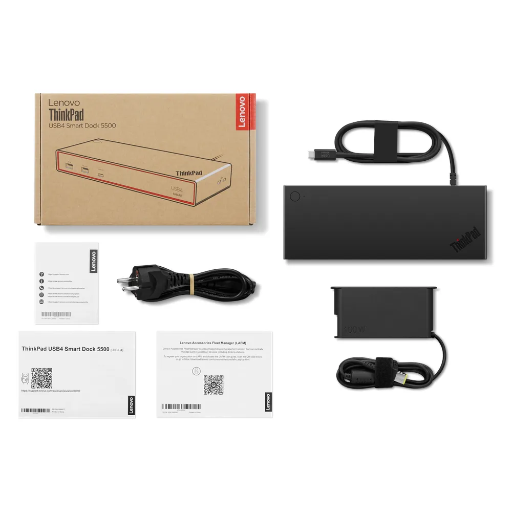 Lenovo-Smart-Dock-5500-USB4-Docking-Station-40BC0100UK