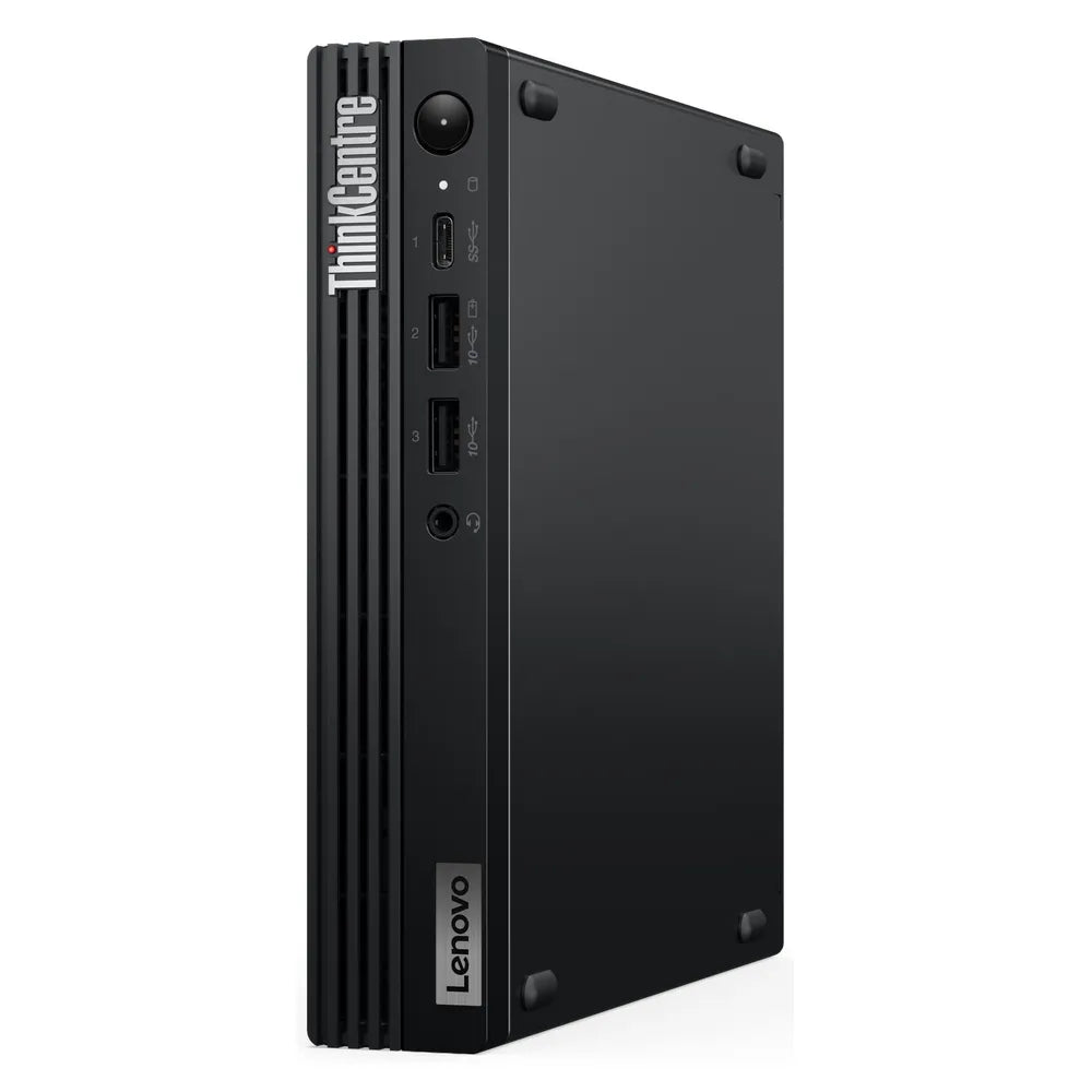 كمبيوتر Lenovo ThinkCentre M70q Gen 5 الصغير، معالج Intel Core i5-14400T، ذاكرة وصول عشوائي (RAM) سعة 8 جيجابايت، قرص صلب (SSD) سعة 512 جيجابايت، Windows 11 Pro، محول طاقة 90 واط، يتضمن لوحة مفاتيح وماوس باللغة العربية، ضمان 3 سنوات | 12TD004VGR