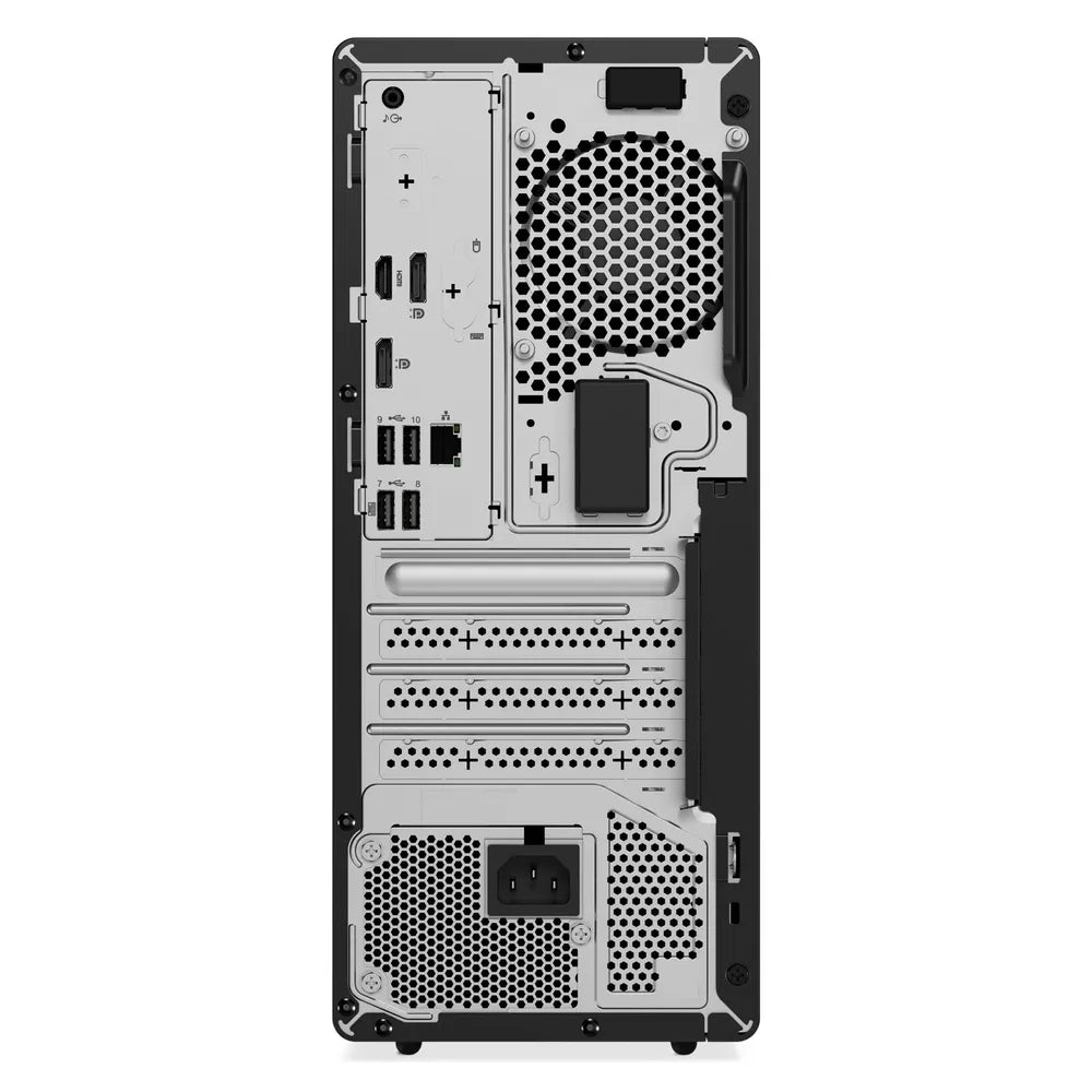كمبيوتر مكتبي Lenovo ThinkCentre M70t Gen 4 Tower، معالج Intel Core i7-13700، ذاكرة وصول عشوائي (RAM) سعة 16 جيجابايت، قرص تخزين داخلي (SSD) سعة 512 جيجابايت، نظام تشغيل Windows 11 Pro، ضمان 3 سنوات | 12DKS18F00