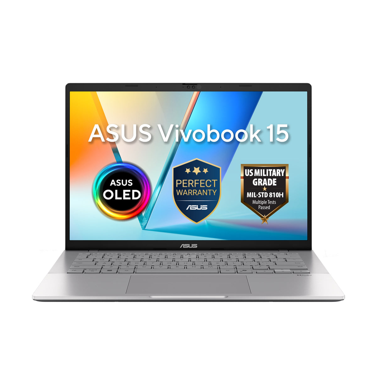 Asus Vivobook S14 Laptop, AMD Ryzen AI 5 330 Processor, 16GB RAM, 512GB SSD, 14.0" WUXGA OLED Display, Windows 11 Home, Backlit English & Arabic Keyboard, 1 Year Warranty | M3407KA-SF012W