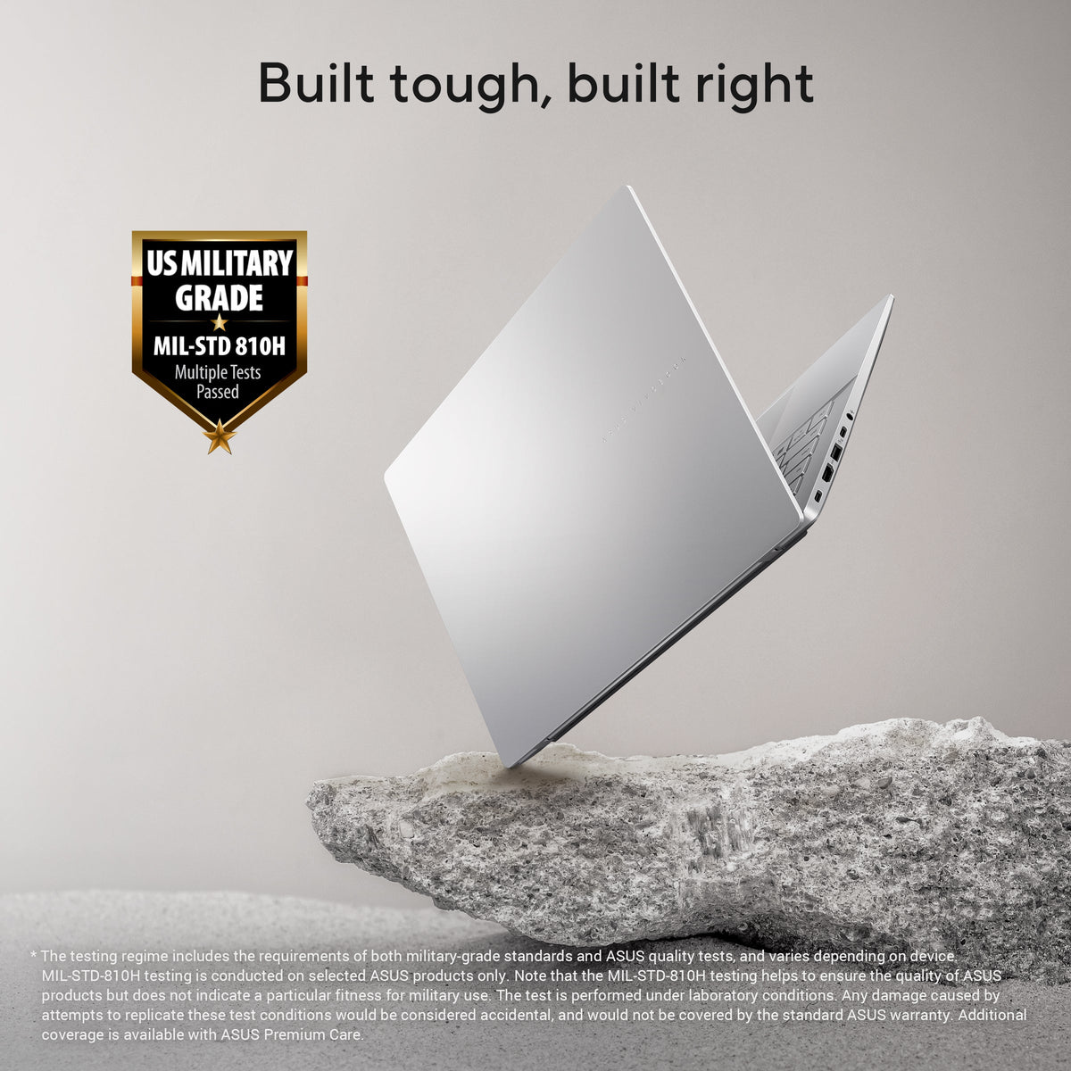 Asus Vivobook S14 Laptop, AMD Ryzen AI 5 330 Processor, 16GB RAM, 512GB SSD, 14.0" WUXGA OLED Display, Windows 11 Home, Backlit English & Arabic Keyboard, 1 Year Warranty | M3407KA-SF012W