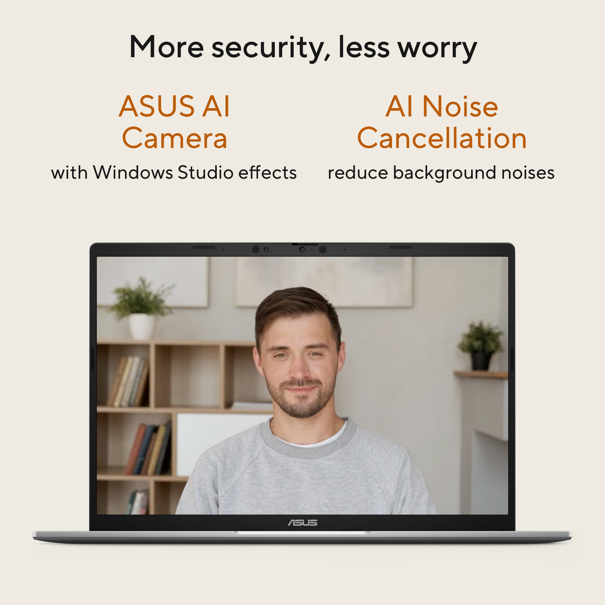 Asus Vivobook S14 Laptop, AMD Ryzen AI 5 330 Processor, 16GB RAM, 512GB SSD, 14.0" WUXGA OLED Display, Windows 11 Home, Backlit English & Arabic Keyboard, 1 Year Warranty | M3407KA-SF012W