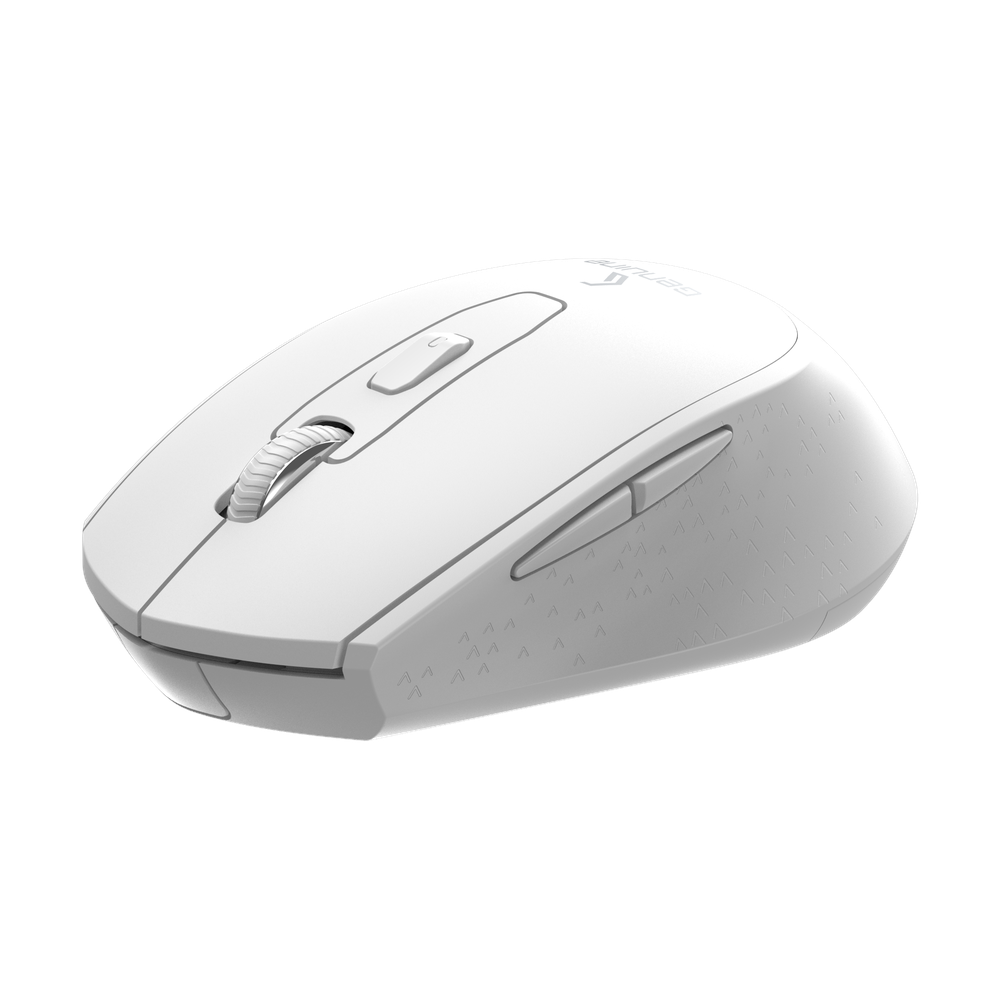 Genuine M7097 WH Wireless Mouse, 1200 DPI Optical Sensor with Precise Tracking, Ergonomic Design, USB 2.0, Compatible with Windows, Mac OS & Linux, White, 1 Year Warranty | M7097 WH