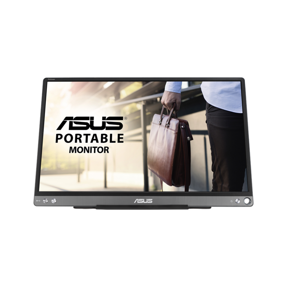 شاشة Asus ZenScreen MB169CK مقاس 15.6 بوصة بدقة FHD (1920 × 1080)، مضادة للتوهج، HDMI، USB-C، قابلة للتعديل بالإمالة، ضمان 3 سنوات | MB169CK