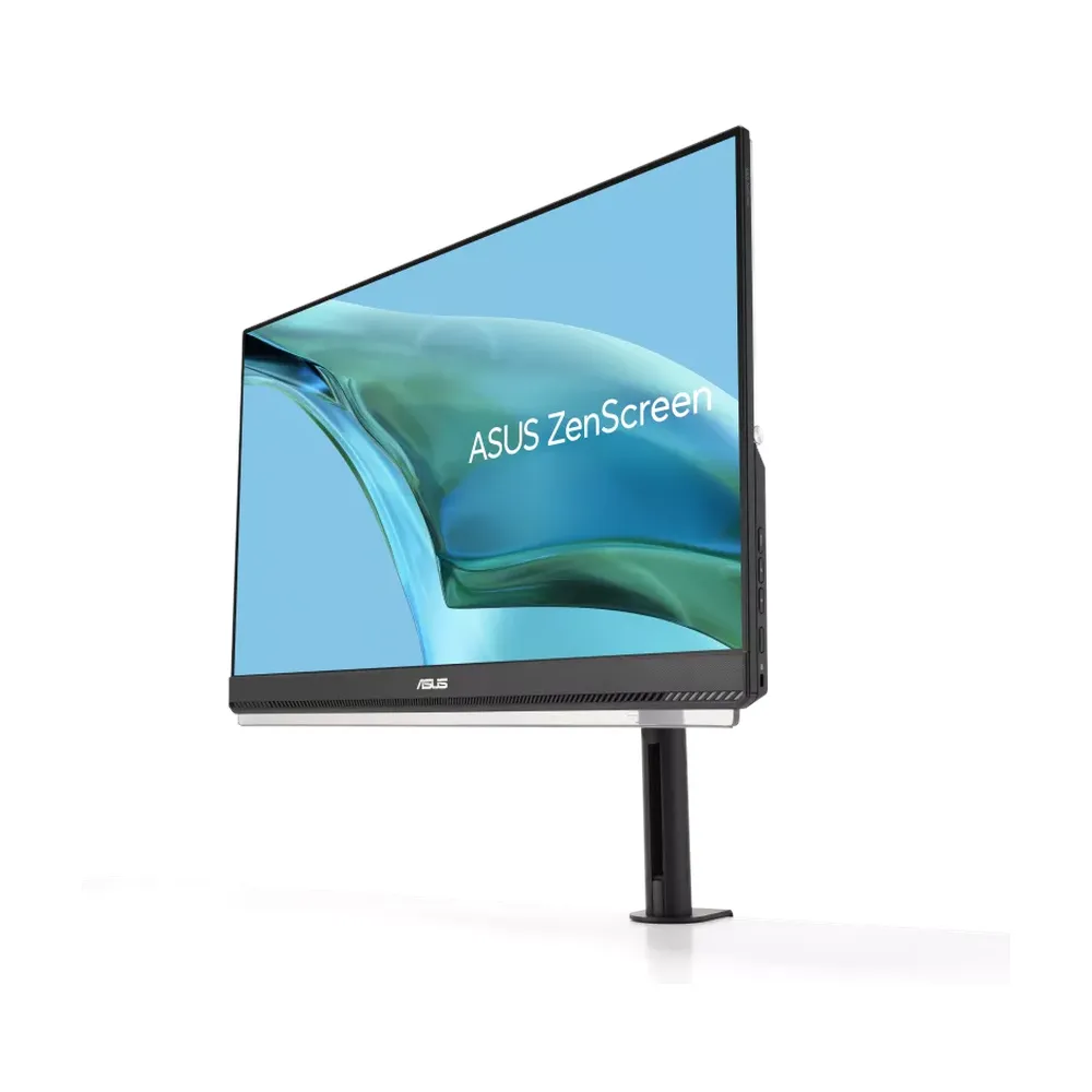 شاشة محمولة ASUS MB249C بحجم 24 بوصة ودقة FHD (1920x1080)، مضادة للتوهج، USB-C، HDMI، ارتفاع/إمالة/دوران/محور، قابلة للتعديل، ضمان 3 سنوات | MB249C