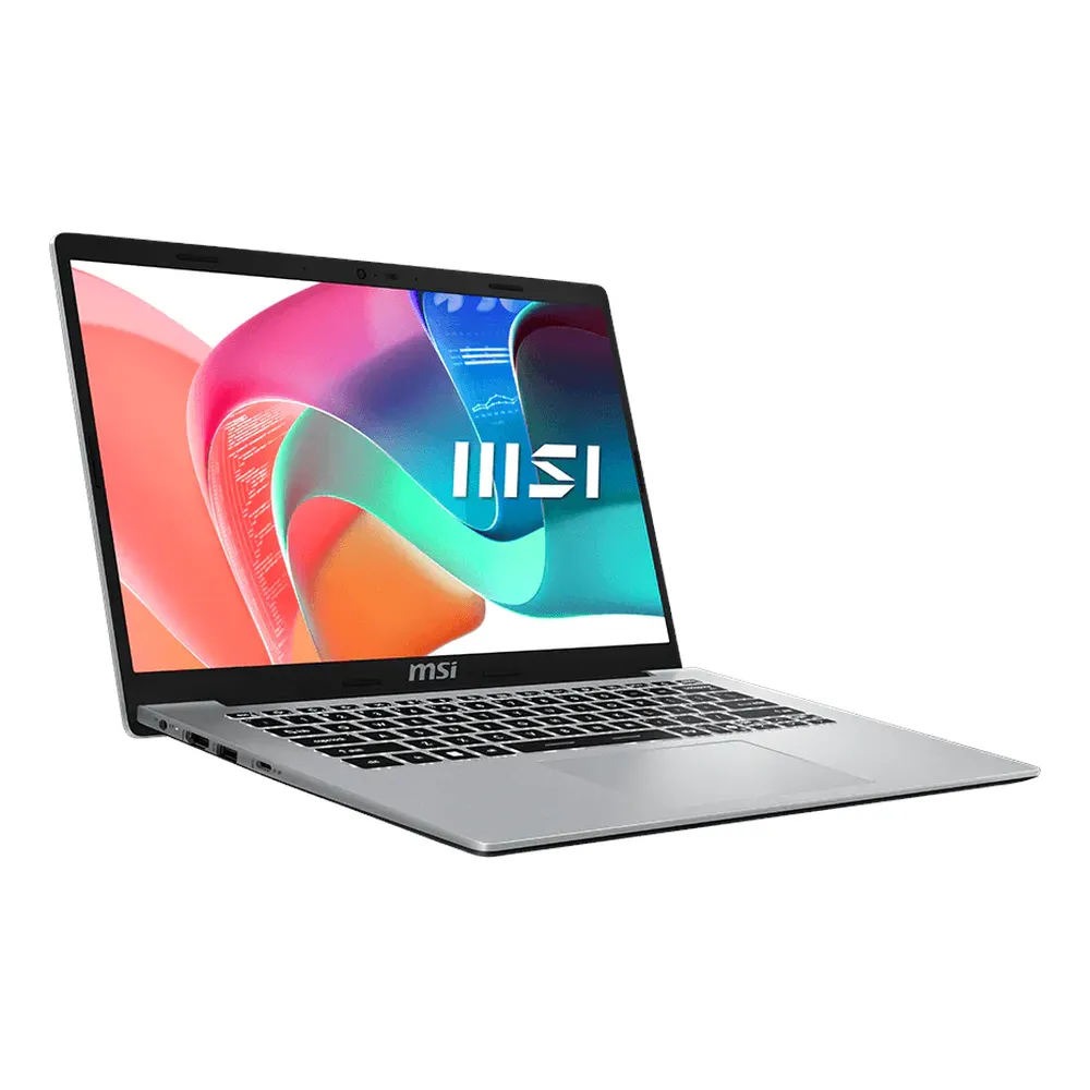 MSI Modern 14 Business Laptop, Intel Core i5-1334U Processor, 8GB DDR4 RAM, 512GB SSD, Intel Iris Xe Graphics, 14" FHD IPS-Level Display, Windows 11 Home, Wi-Fi 6E, Bluetooth v5.3, English & Arabic Backlit Keyboard, 1 Year Warranty | 9S7-14S122-653