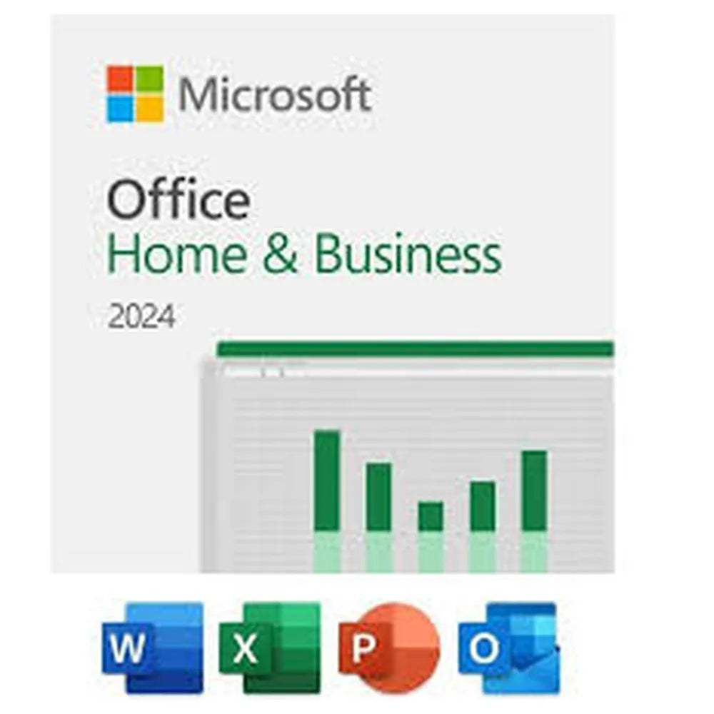 Microsoft Office Home & Business 2024 License, 1 x User, Outlook, Word, Excel, PowerPoint, OneNote, 1.6 GHz Processor, 4GB RAM, 4GB Storage, Electronic License | EP2-06634
