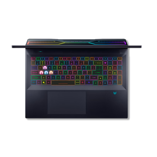 جهاز ايسر بريداتور هيليوس 18 بمعالج انتل كور i9-14900HX، ذاكرة وصول عشوائي 32 جيجابايت، قرص صلب SSD سعة 1 تيرابايت، بطاقة رسوميات NVIDIA RTX 4080 سعة 12 جيجابايت، شاشة LCD مقاس 18 بوصة، ويندوز 11 هوم، ضمان سنة واحدة | NH.QP5EM.001