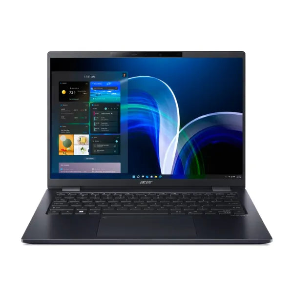 Acer TravelMate P6، معالج Intel Core i5-1335U، ذاكرة وصول عشوائي (RAM) سعة 8 جيجابايت، قرص تخزين ذو حالة صلبة (SSD) سعة 512 جيجابايت، شاشة WUXGA مقاس 14 بوصة، نظام تشغيل Windows 11 Pro، ضمان لمدة سنة | NX.B0AEM.005