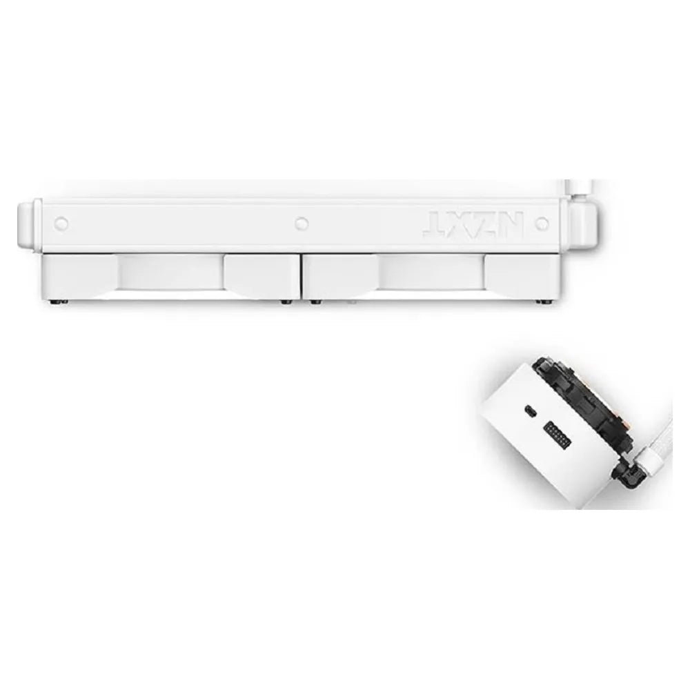 NZXT Kraken Z63 RGB AIO 280mm Liquid CPU Cooler, 2.36" IPS Display, Supports Intel, AMD Sockets, Asetek 7th Gen Pump, White, 1 Year Warranty | RL-KRZ63-RW
