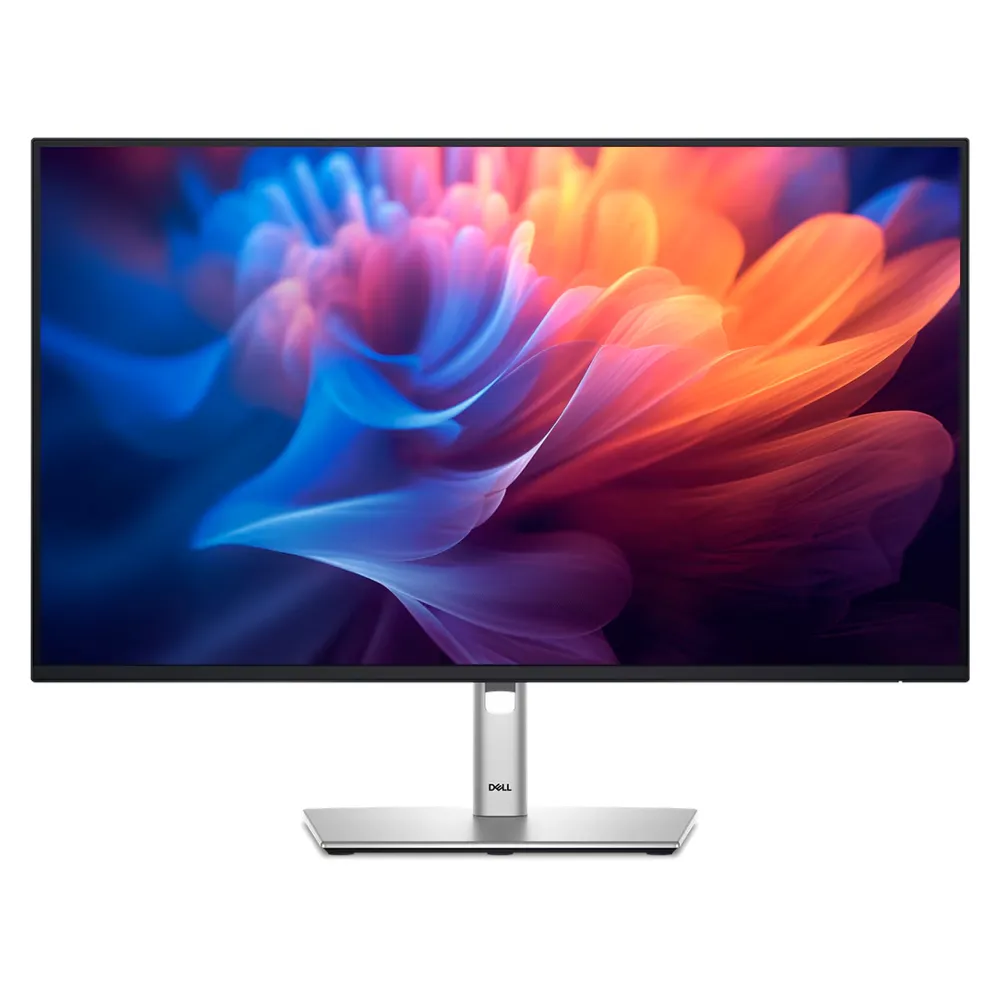 شاشة DELL P2725H مقاس 27 بوصة بدقة FHD (1920 × 1080)، مضادة للتوهج، منافذ HDMI وDP وVGA وUSB-C، قابلة للتعديل في الارتفاع/الميلان/الدوران الأفقي/الدوران المحوري، ضمان لمدة 3 سنوات | P2725H
