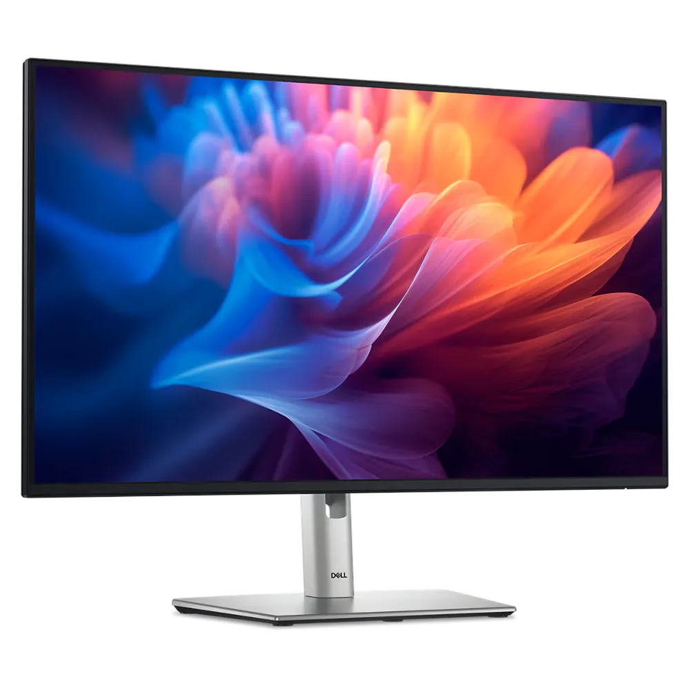 شاشة DELL P2725H مقاس 27 بوصة بدقة FHD (1920 × 1080)، مضادة للتوهج، منافذ HDMI وDP وVGA وUSB-C، قابلة للتعديل في الارتفاع/الميلان/الدوران الأفقي/الدوران المحوري، ضمان لمدة 3 سنوات | P2725H