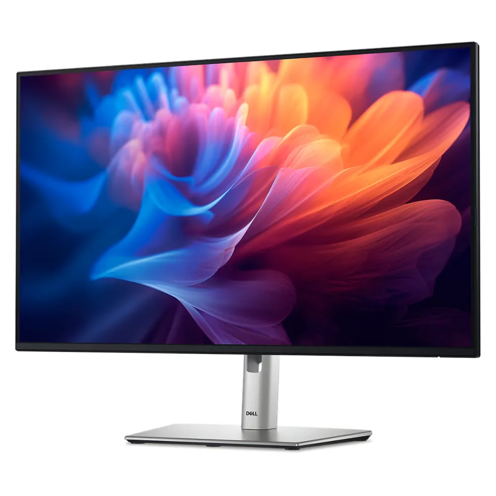 شاشة DELL P2725H مقاس 27 بوصة بدقة FHD (1920 × 1080)، مضادة للتوهج، منافذ HDMI وDP وVGA وUSB-C، قابلة للتعديل في الارتفاع/الميلان/الدوران الأفقي/الدوران المحوري، ضمان لمدة 3 سنوات | P2725H