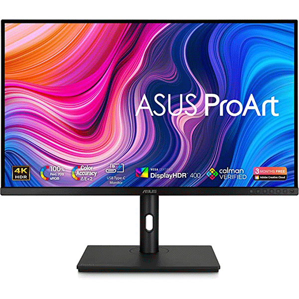 شاشة ASUS 32 بوصة PA329CV-AE PRO ART DP,HDMI,USBC IPS 4K بضمان 3 سنوات | PA329CV
