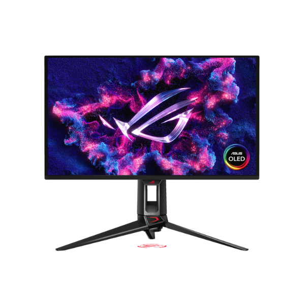 ASUS ROG Swift PG27UCDM OLED 4K 27" UHD(3840x2160) 240Hz 0.03ms(GtG) Gaming Monitor, Anti-glare, HDMI, DP, USB-C, Height/Tilt/Swivel/Pivot, Adjustable, 3 Year Warranty | PG27UCDM