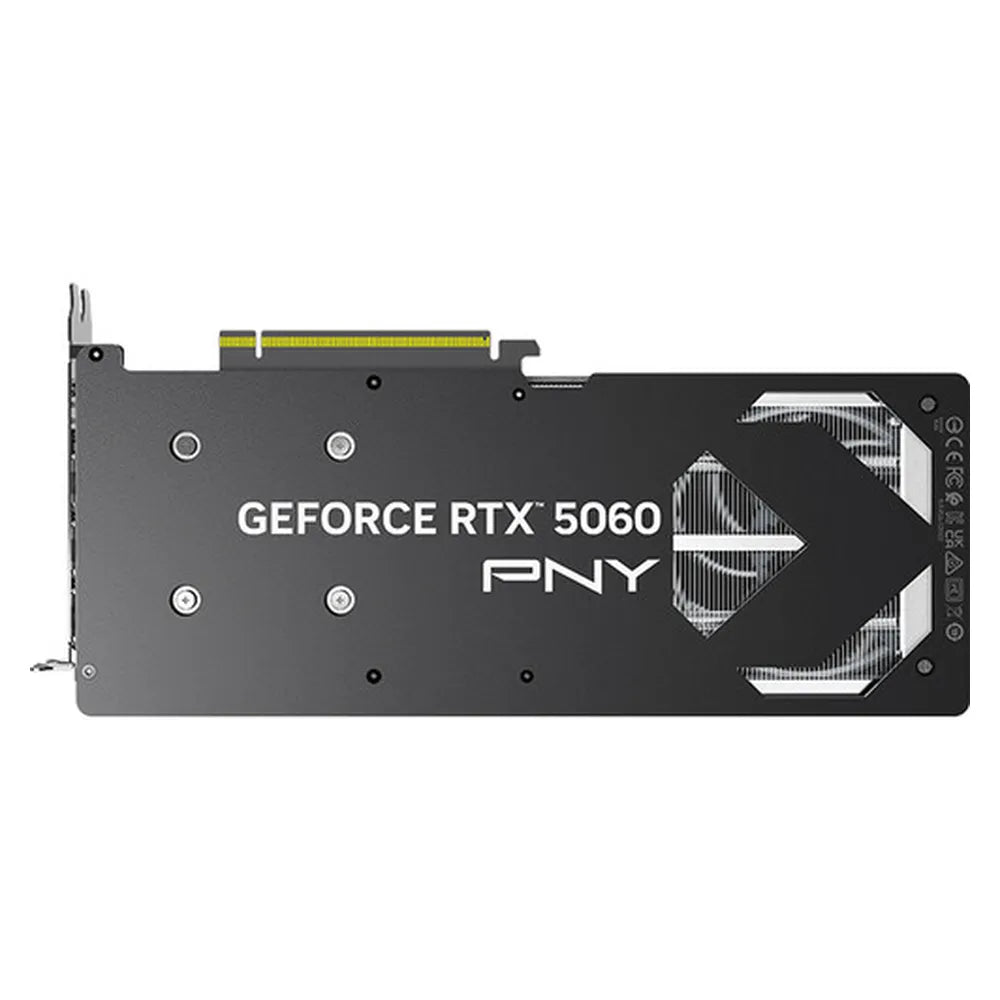 PNY GeForce RTX 5060 ARGB EPIC-X RGB OC Triple Fan Graphics Card, GDDR7 8GB 128-bit Memory, HDMI & DP Outputs, PCI Express 5.0, 2580 MHz Engine Clock, 28 Gbps Memory Clock, 1 Year Warranty | VCG50608TFXXPB1-O
