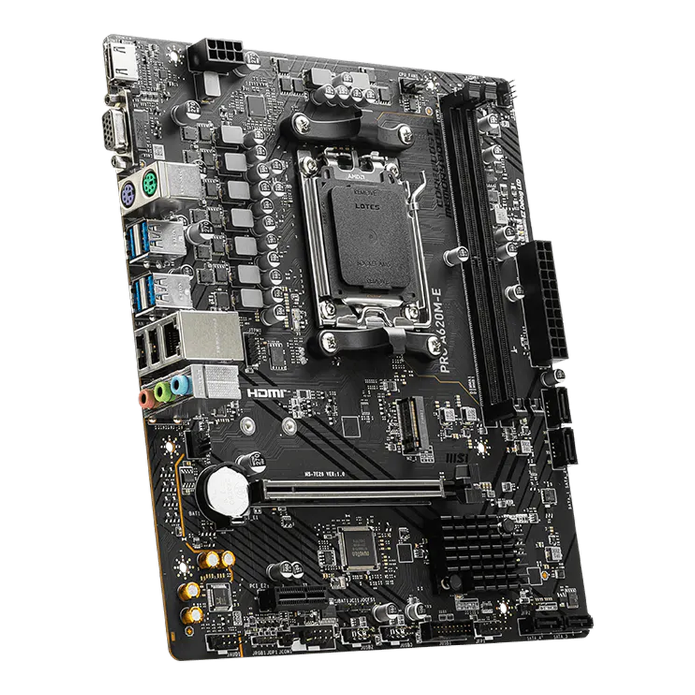 اللوحة الأم MSI PRO A620M-E Micro-ATX AM5