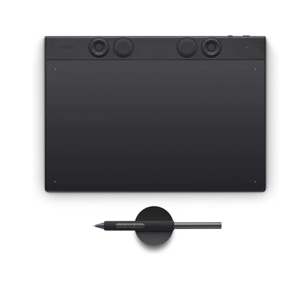Wacom Intuos Pro Small, USB port, Bluetooth, English, German, Russian, Swedish, and Polish, 1 Year Warranty | PTK470K0B