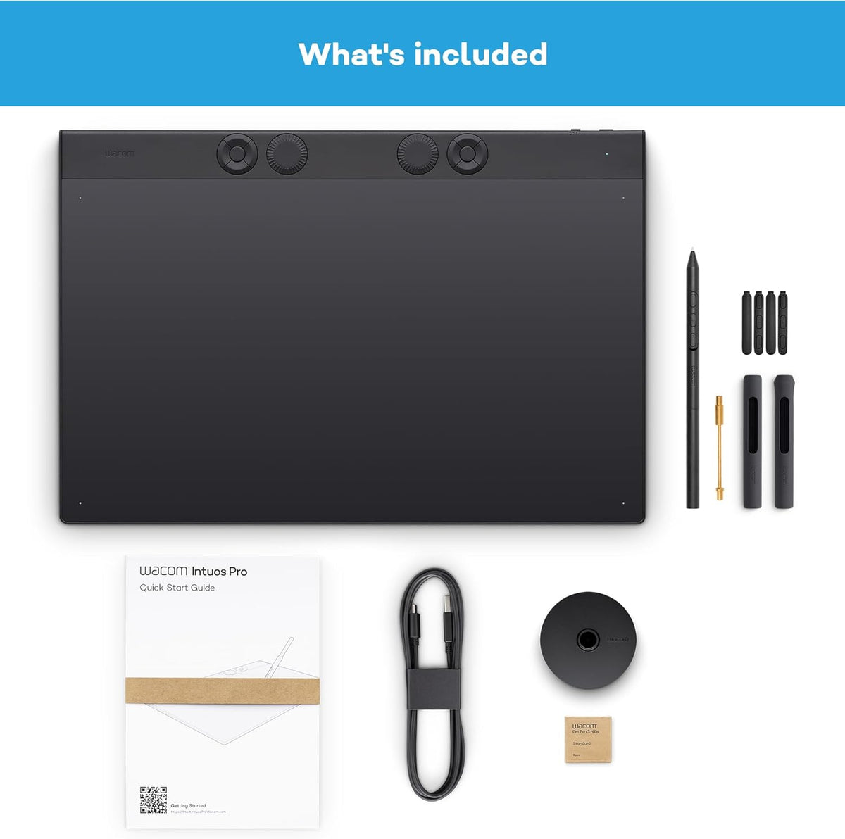 Wacom Intuos Pro Large, USB port, Bluetooth, North, 1 Year Warranty | PTK870K0B
