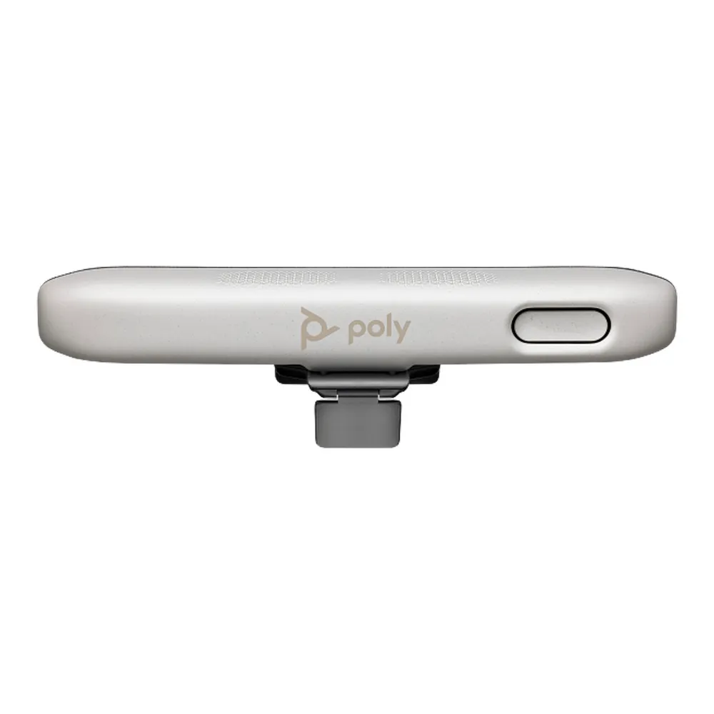 شريط الفيديو Poly Studio R30 USB، وتقنية Poly DirectorAI، وتقنية Bluetooth 4.2، وإمكانية الاتصال بشبكة Wi-Fi، ومجموعة ميكروفونات تشكيل الشعاع، وضمان لمدة عام واحد | 842D2AA