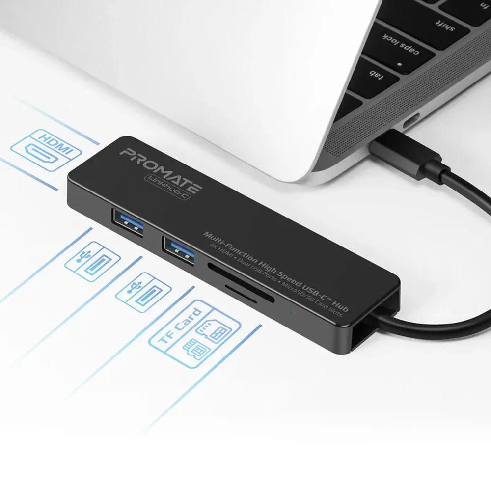 Promate-LinkHub-C-5-in-1-USB-C-Hub-LINKHUB-C