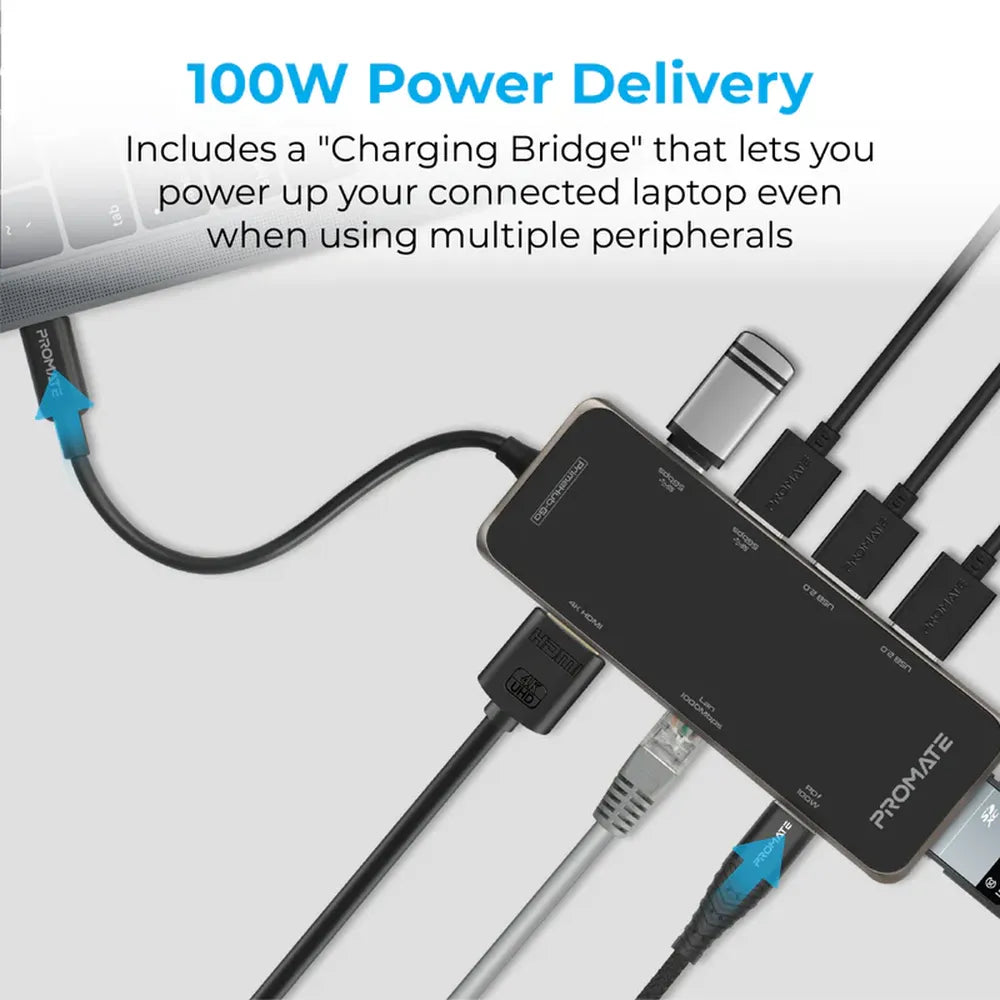 Promate-PrimeHub-Go-9-in-1-USB-C-Hub-PRIMEHUB-GO
