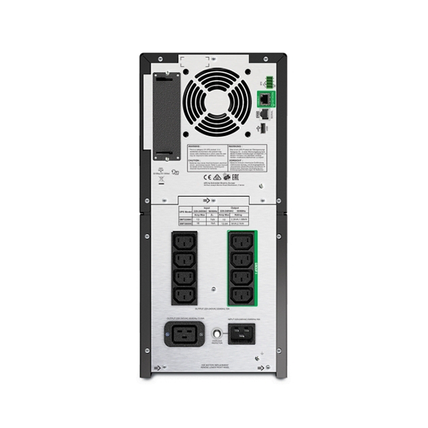 APC Smart-UPS 2200VA, 230V, LCD, 8x IEC 320 C13 & 2x IEC Jumpers & 1x IEC 320 C19 outlets, w/SmartConnect port | SMT2200IC