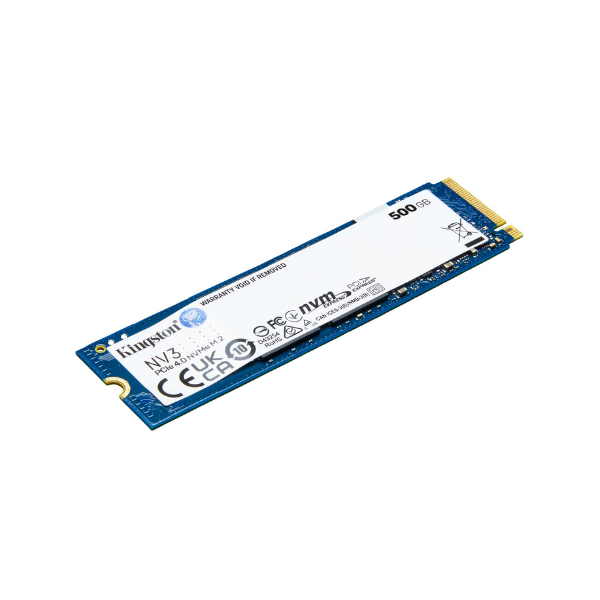 Kingston NV3 500 GB PCIe 4.0 M.2 NVMe SSD, 1 Year Warranty | SNV3S500G