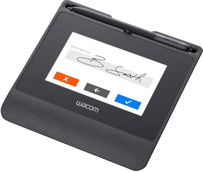 جهاز Wacom Color Signature Pad، ضمان سنة واحدة | STU540-CH2