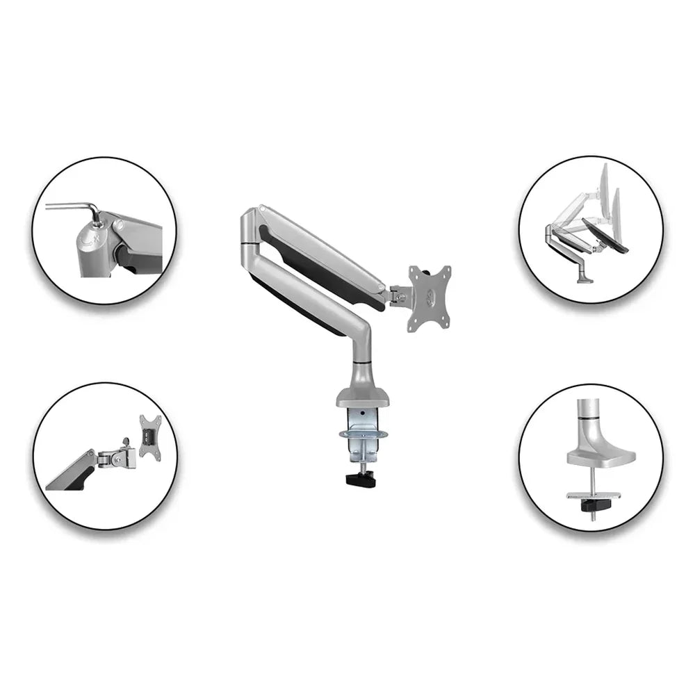 Skill-Tech-Premium-Gas-Spring-Single-Monitor-Arm-SH100-C012