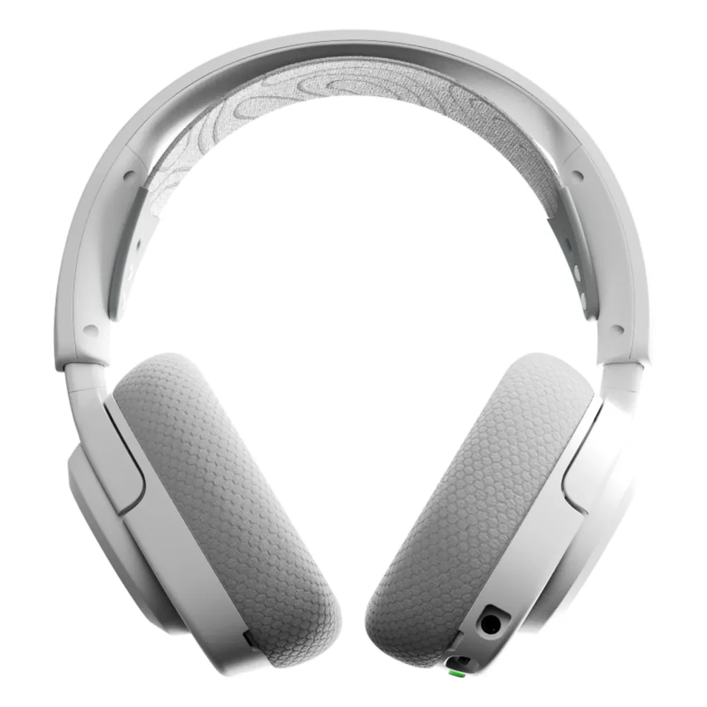 سماعات رأس SteelSeries Arctis Nova 3P Wireless for PlayStation Gaming، 2.4 GHz لاسلكي، بلوتوث، تصميم فوق الأذن، تصميم مغلق، ClearCast Gen 2 مايكروفون، 40 mm Speaker مع Neodymium Magnets، أبيض، ضمان سنة واحدة | 61687