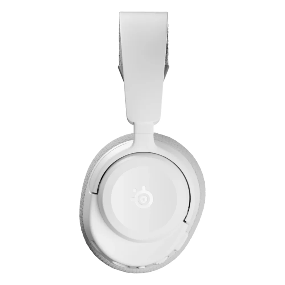 سماعات رأس SteelSeries Arctis Nova 3P Wireless for PlayStation Gaming، 2.4 GHz لاسلكي، بلوتوث، تصميم فوق الأذن، تصميم مغلق، ClearCast Gen 2 مايكروفون، 40 mm Speaker مع Neodymium Magnets، أبيض، ضمان سنة واحدة | 61687