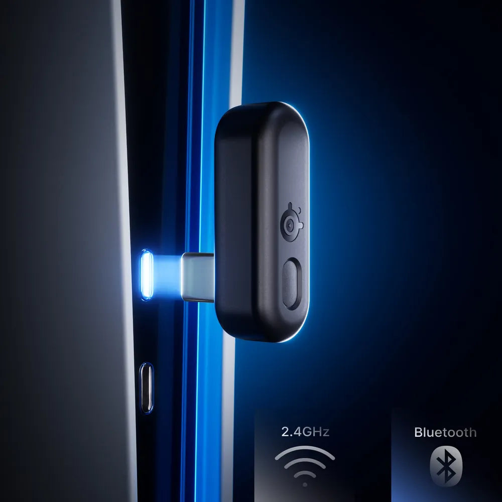 سماعات رأس SteelSeries Arctis Nova 3P Wireless for PlayStation Gaming، 2.4 GHz لاسلكي، بلوتوث، تصميم فوق الأذن، تصميم مغلق، ClearCast Gen 2 مايكروفون، 40 mm Speaker مع Neodymium Magnets، أبيض، ضمان سنة واحدة | 61687