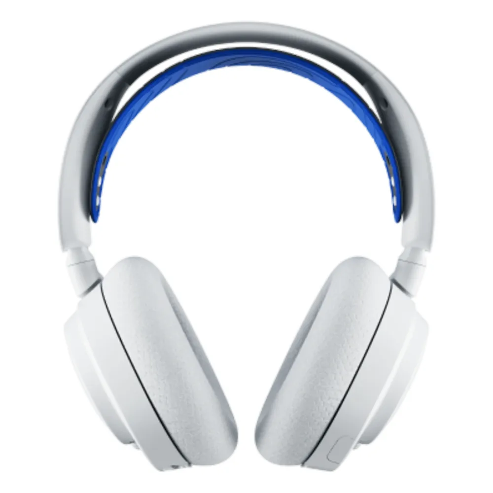 سماعة رأس للألعاب Steelseries Arctis Nova 7P Gen 2 Wireless، 2.4 GHz لاسلكي، بلوتوث، 3.5 mm jack، تصميم فوق الأذن، تصميم مغلق، ClearCast Gen 2 مايكروفون، 40 mm Speaker مع Neodymium Magnets، أبيض، ضمان سنة واحدة | 61745
