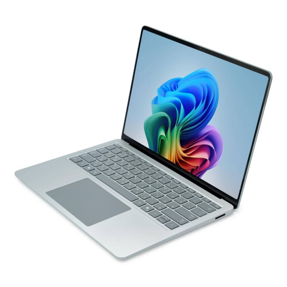 كمبيوتر محمول Microsoft Surface 7 Copilot+، معالج Snapdragon X Plus، ذاكرة وصول عشوائي (RAM) سعة 16 جيجابايت، قرص صلب (SSD) سعة 512 جيجابايت، شاشة لمس 13.8 بوصة 120 هرتز، نظام تشغيل Windows 11 Home، بلاتيني، ضمان سنة واحدة | ZGM-00014