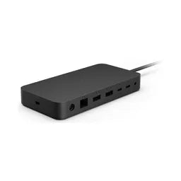 قاعدة إرساء Microsoft Surface Thunderbolt 4، إيثرنت (2.5 جيجابت/ثانية)، USB 4 Thunderbolt 4، شاشة عرض فيديو ممكنة، 6 منافذ USB-C، مقبس صوت 3.5 ملم، أسود، ضمان لمدة سنة | T8H-00006