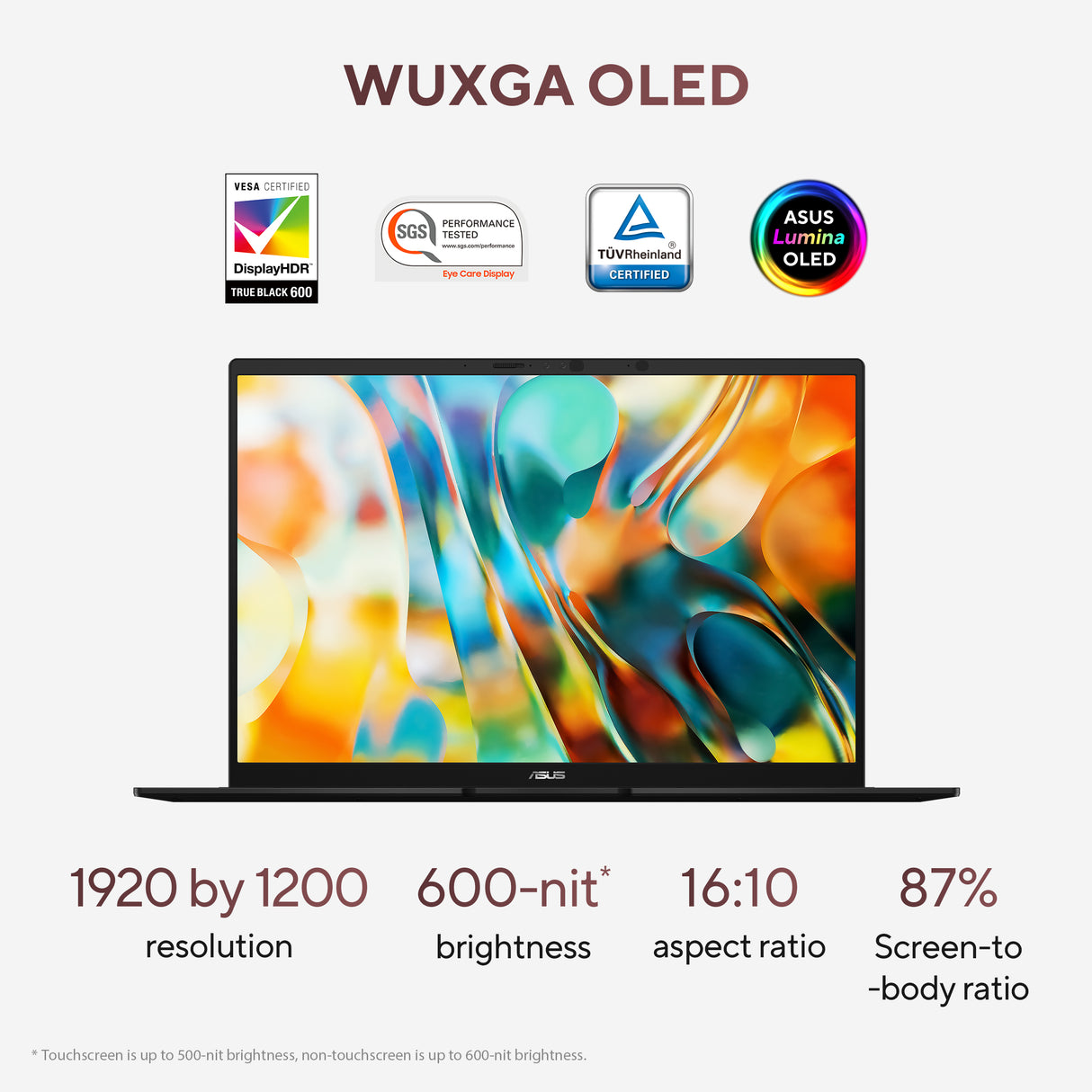 Asus Zenbook S 14 Laptop, AMD Ryzen AI 7 445 Processor, 32GB RAM, 1TB SSD, 14.0" WUXGA OLED Display, Windows 11 Home, Backlit English & Arabic Keyboard, 1 Year Warranty | UM3406GA-QD031W