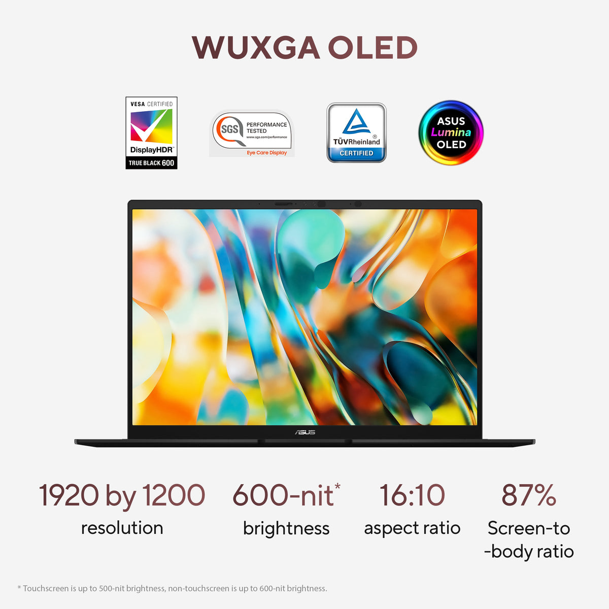 Asus Zenbook S 14 Laptop, AMD Ryzen AI 7 445 Processor, 32GB RAM, 1TB SSD, 14.0" WUXGA OLED Display, Windows 11 Home, Backlit English & Arabic Keyboard, 1 Year Warranty | UM3406GA-QD031W